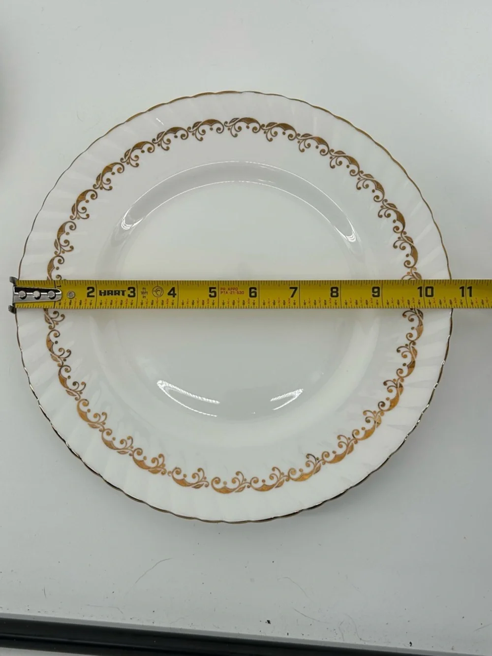Three-Tier White and Gold Elizabethan  Serving Stand for entertaining